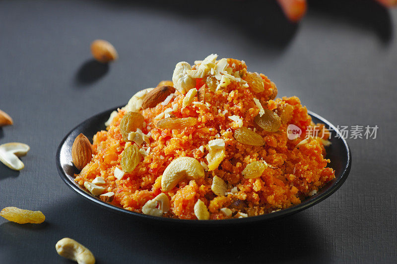 自制胡萝卜布丁/Gajar Halwa/印度甜点